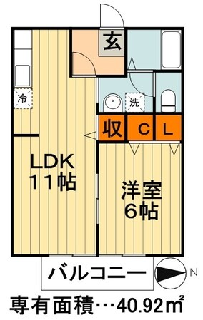 ユアマリーナの物件間取画像